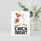 Chick Magnet Postkarte (Stehend Vorderseite)