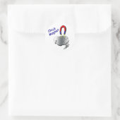 Chick Magnet Runder Aufkleber (Tasche)