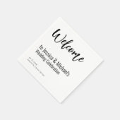 💍 Chick Minimalistisch Serviette (Ecke)
