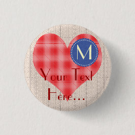 Chick Niedlich Big Heart Party Button