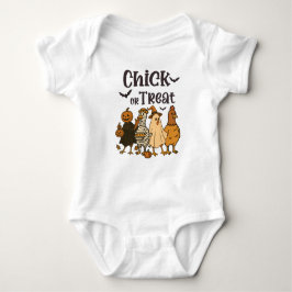 Chick or Leckerei Funny Halloween Baby Strampler
