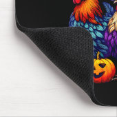 Chick Or Treat Funny Halloween Witch Soky Cute Chi Mousepad (Ecke)