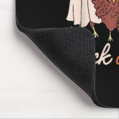 Chick Or Treat Halloween Witch Soky Chicken Mousepad (Ecke)