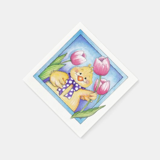 Chick - Paper Napkins Serviette (Ecke)