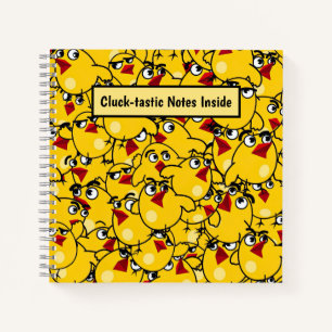 Chick Pattern Personalisiert Notizblock