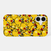 Chick Pattern Phone Case iPhone 16 Hülle (Rückseite (Horizontal))
