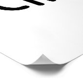 Chick Peas Funny Garbanjo Bean Pun Poster (Ecke)