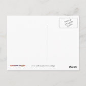 Chick Plymouth Barred Rock Postkarte (Rückseite)