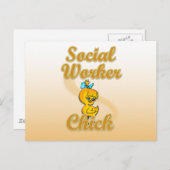 Chick Postkarte (Vorne/Hinten)