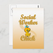 Chick Postkarte (Vorne/Hinten)