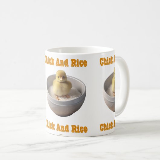 Chick & Rice Kaffeetasse (VorderseiteRechts)