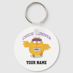 Chick Runner Personalize Schlüsselanhänger