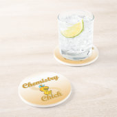 Chick Sandstein Untersetzer (Seite)