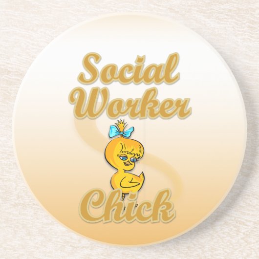 Chick Sandstein Untersetzer (Vorne)