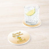 Chick Sandstein Untersetzer (Seite)