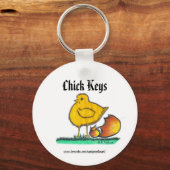 Chick Schlüsselanhänger (Vorderseite)