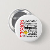 Chick Spaß - Pflege der ErkennungsCollage Button (Vorne & Hinten)