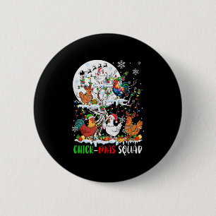 Chick Squad Xmas Group Button