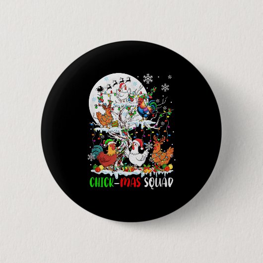 Chick Squad Xmas Group Button (Vorderseite)