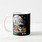 Chick Squad Xmas Group Santa Elf Chickens On Tree Kaffeetasse (Links)