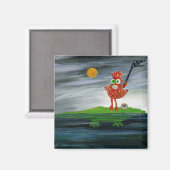 Chick und Crock Magnet (Vorderseite/Rückseite)