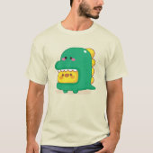 Chick Wearing Dinosaur T-Shirt Anzug (Vorderseite)