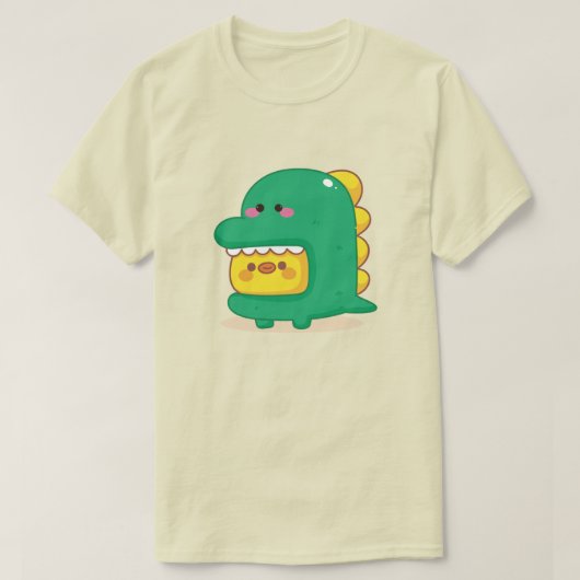 Chick Wearing Dinosaur T-Shirt Anzug (Design vorne)