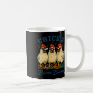Chicka Boom Boom Hühnercrew Patriot 4. Juli  Kaffeetasse