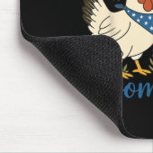 Chicka Boom Boom Hühnercrew Patriot 4. Juli Mousepad (Ecke)