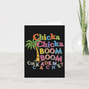 Chicka Boom Boom Ich bin froh, Sie zu sehen 1. Tag Karte