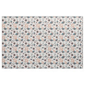 Chickadebird und Berry Muster Blumendesign Stoff (Fat Quarter (45,7 x 55,9 cm))