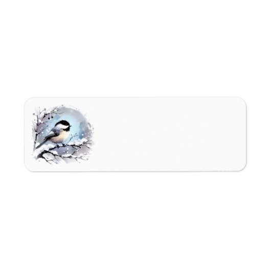 Chickadee Address Labels (Vorne)