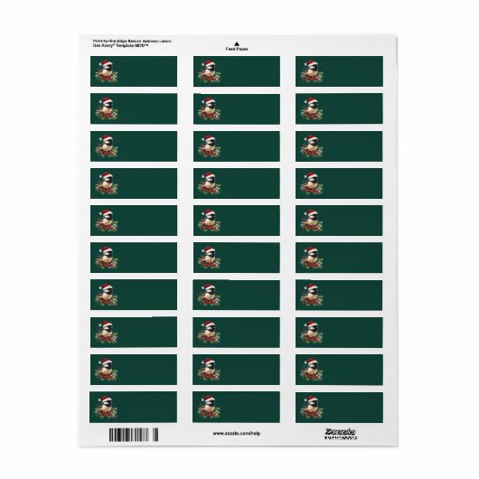 Chickadee Address Labels (Vorne)