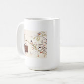 Chickadee-Ansammlung "keine Katzen erlaubt " Kaffeetasse (Vorderseite Links)