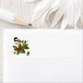 Chickadee auf dem Holly Label (Insitu)