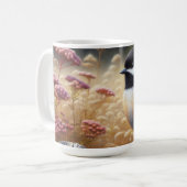 Chickadee auf dem Zaun Kaffeetasse (Vorderseite Links)