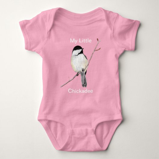 Chickadee Baby Strampler (Vorderseite)