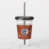 Chickadee Birch Beer Acryltrinkbecher (Vorderseite)