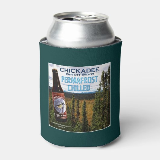 Chickadee Birch Beer Dosenkühler (Kanne Vorderseite)