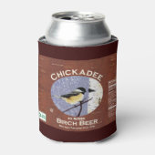 Chickadee Birch Beer Dosenkühler (Kanne Vorderseite)