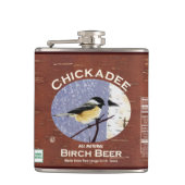 Chickadee Birch Beer Flachmann (Vorderseite)