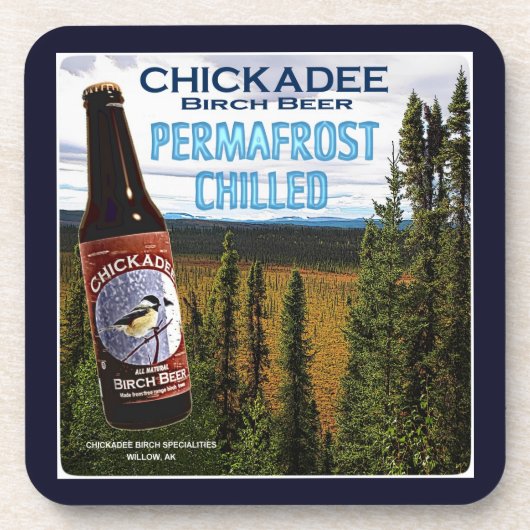 Chickadee Birch Beer Getränkeuntersetzer (Vorderseite)