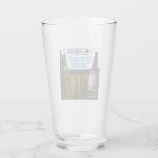 Chickadee Birch Beer Glas (Rückseite)