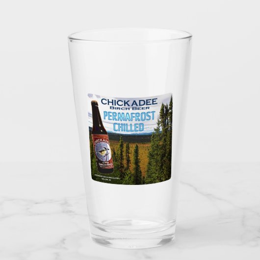 Chickadee Birch Beer Glas (Vorderseite)
