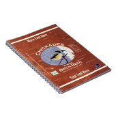 Chickadee Birch Beer Label Notizblock (Rechte Seite)