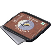 Chickadee Birch Beer Laptopschutzhülle (Vorne Knopf)