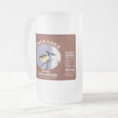 Chickadee Birch Beer Mattglas Bierglas (Vorderseite Links)