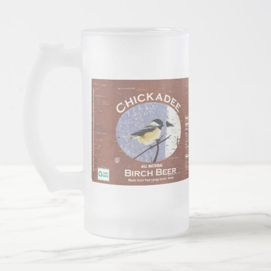 Chickadee Birch Beer Mattglas Bierglas (Links)