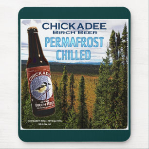 Chickadee Birch Beer Mousepad