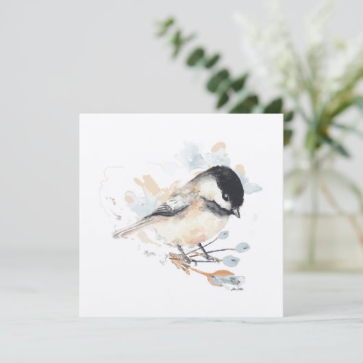Chickadee Bird Art (Stehend Vorderseite)